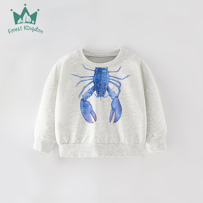 Children's sweater round neck top