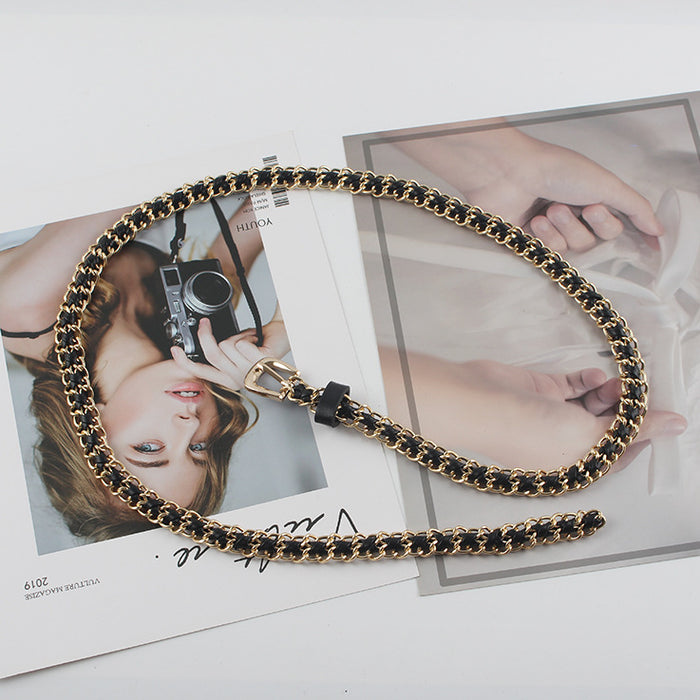 Women's Summer Decorative Fashion Metal Belt Chain