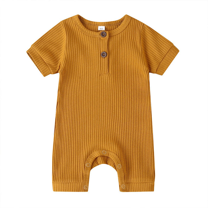 Summer Infant Clothes Solid Jumpsuit
