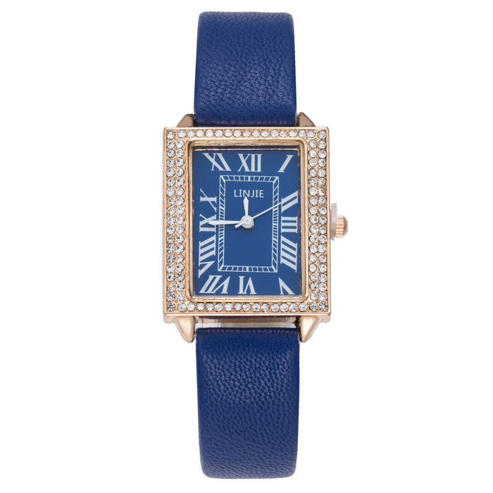 Simple Fashion Small Square Retro Leisure Quartz Watch Llz20028