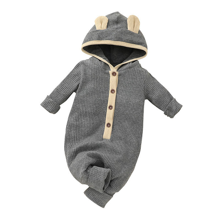 Infant Jumpsuit Cute Baby Long Sleeve Bodysuit