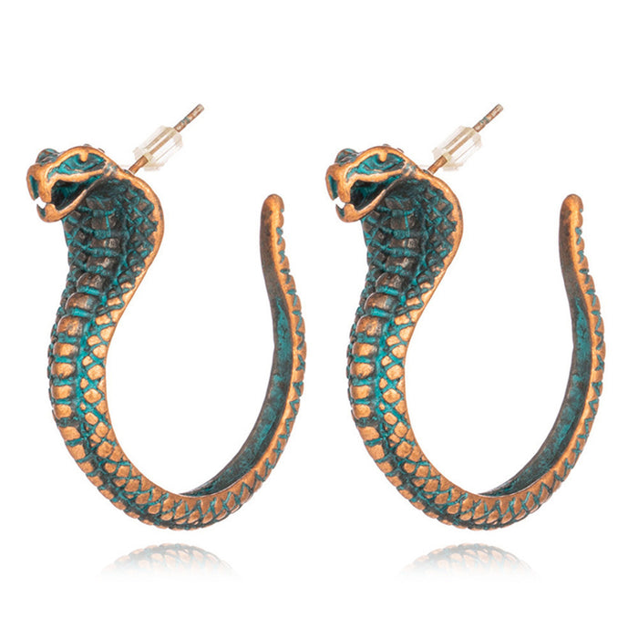 2022 Exaggerated Personality Punk Snake Earrings Jewelry