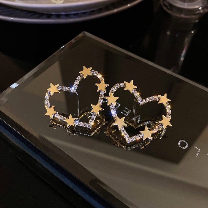 New Simple Fashion Love Small Women's Earrings