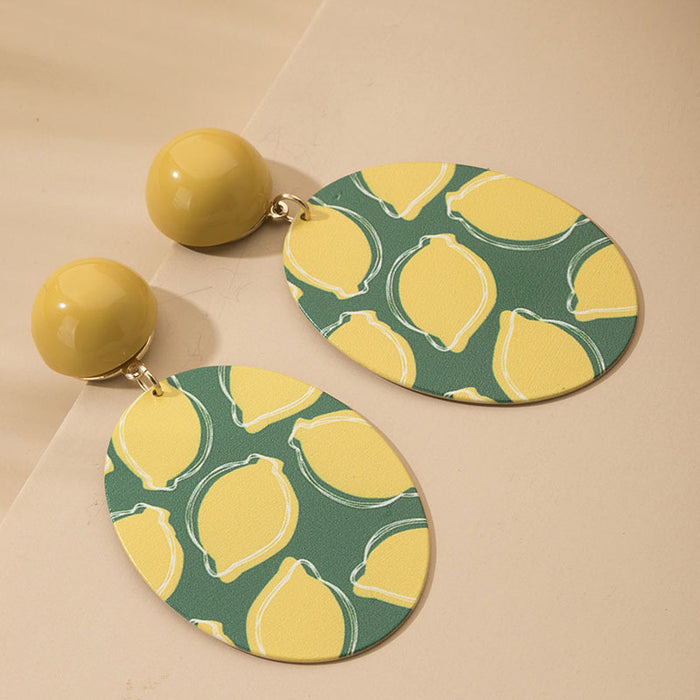 New Print Vintage Fashion Earrings