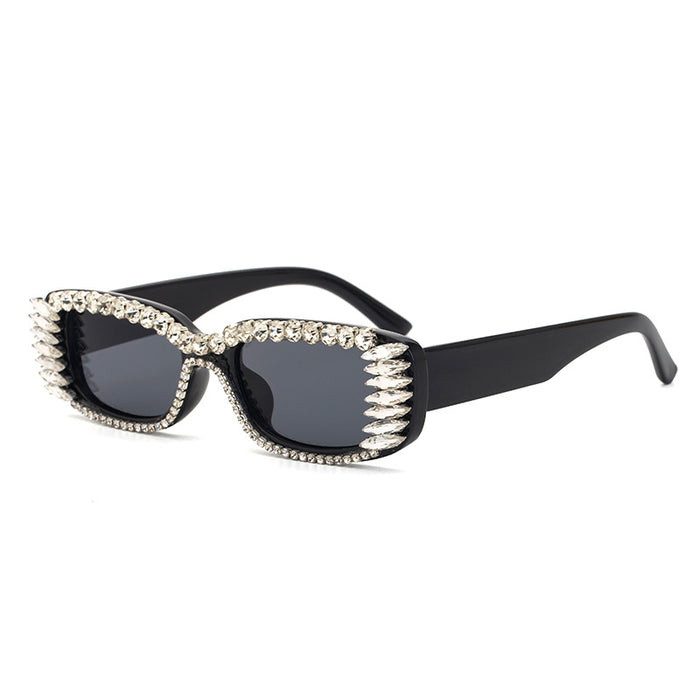 Women's Inlaid Square Sunglasses