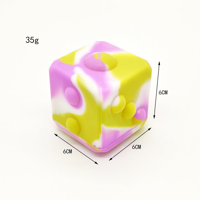 3D Silicone Decompression Ball Cube Pop It Fidget Toys