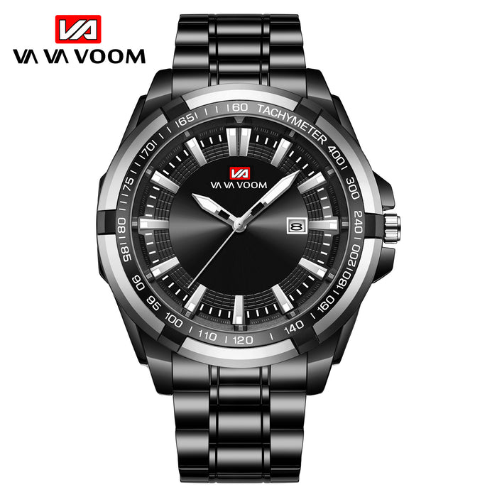Men's Watch Business Calendar Quartz Watch Simple Atmospheric Luminous