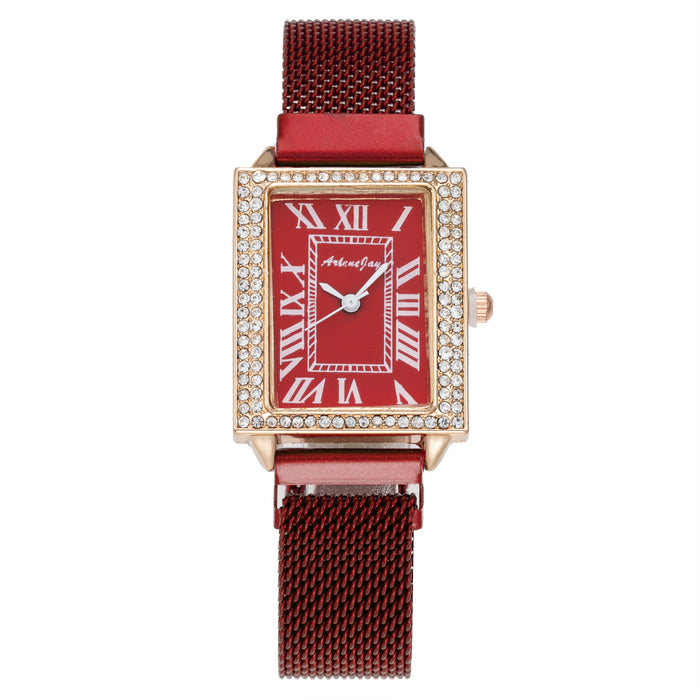New Stainless Steel Women Wristwatch Quartz Fashion Casual Clock LLZ20032