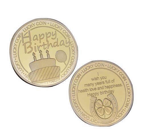 Happy Birthday Cake Commemorative Coin
