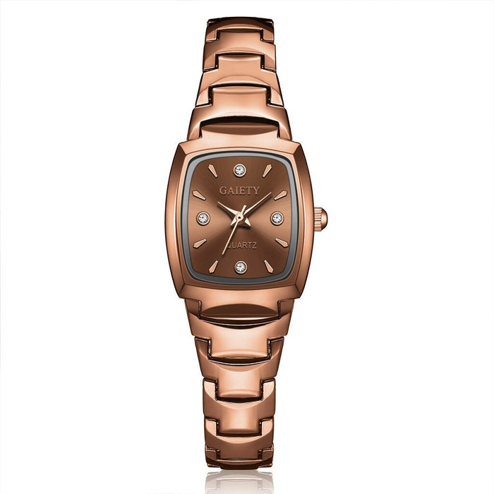 Stainless Steel Fashion Ladies Watches Quartz Elegant Luxury Wristwatch