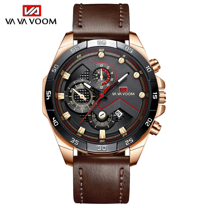 Classic Business Watches Quartz Watch Luxury Men Wrist Watch Stainless Steel Waterproof Wristwatch