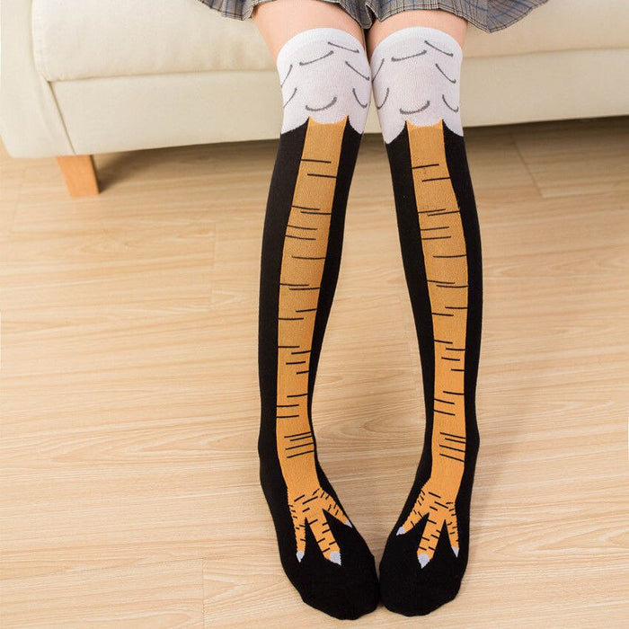 Woman Sexy Chicken Paws Feet Socks