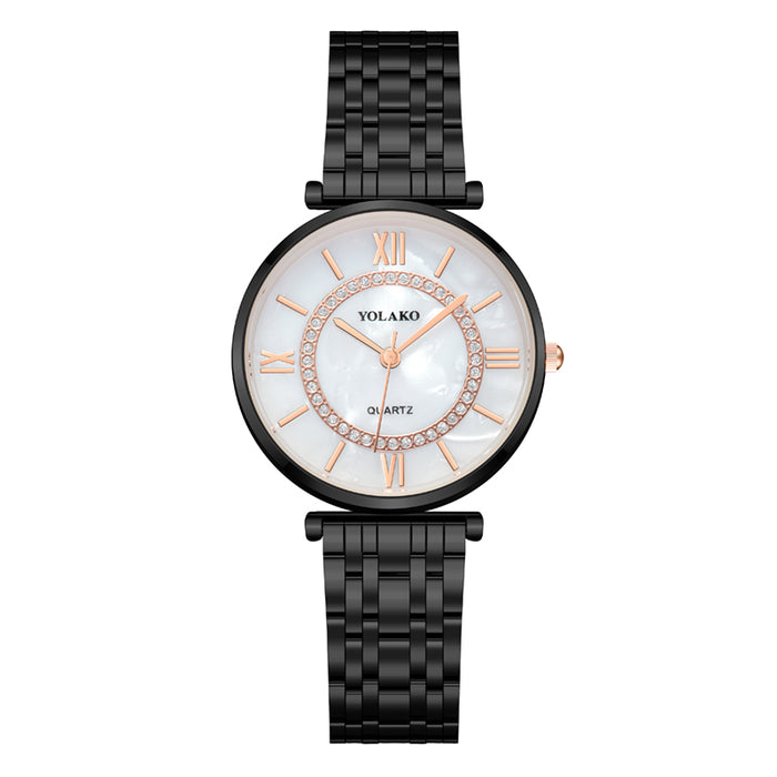 Women Watch Steel Quartz Fashion Wristwatch-ZZH2839