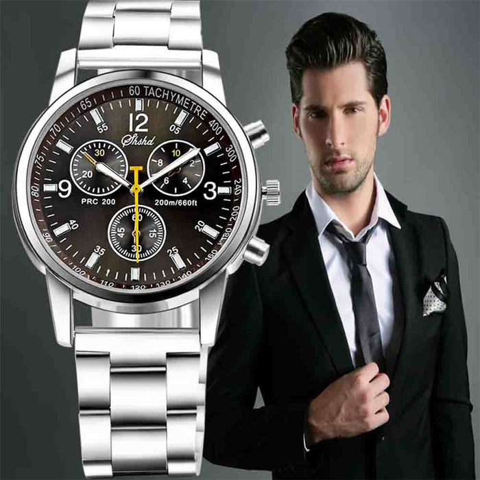 35 Pieces Men Steel Quartz Wristwatches,Assorted Styles