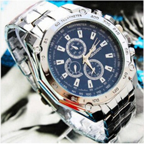 35 Pieces Men Steel Quartz Wristwatches,Assorted Styles