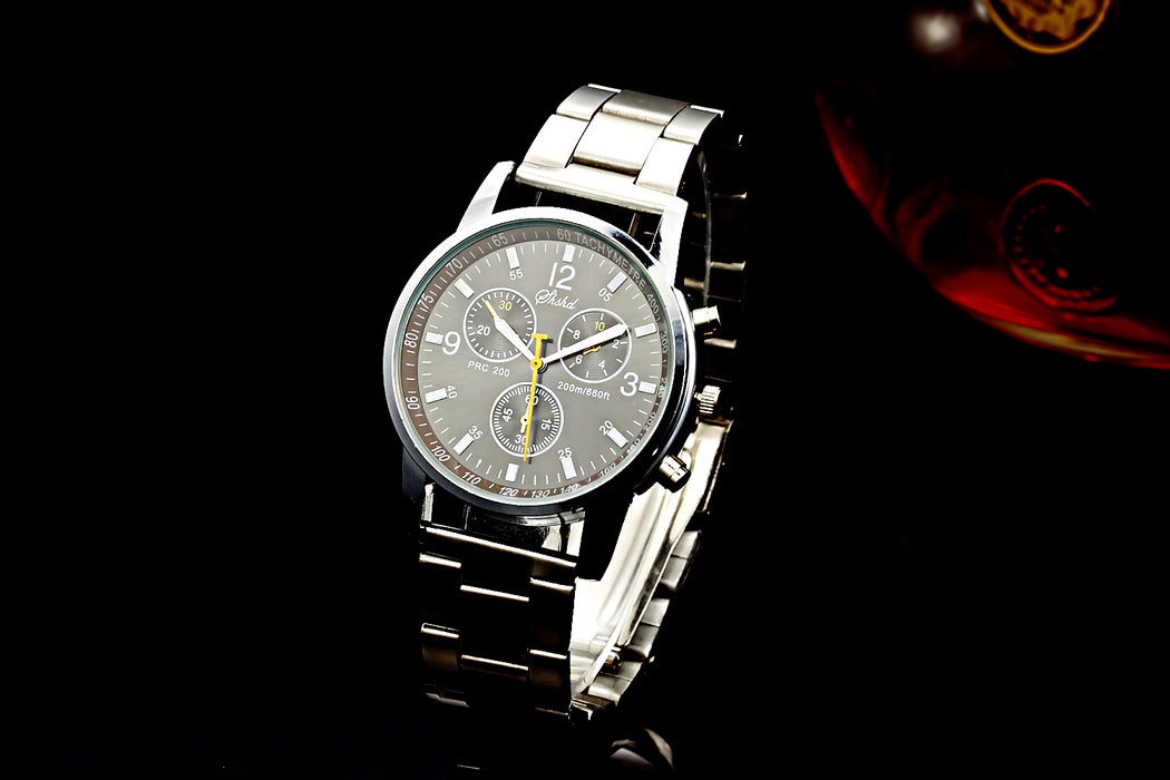 35 Pieces Men Steel Quartz Wristwatches,Assorted Styles