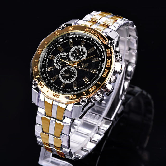 35 Pieces Men Steel Quartz Wristwatches,Assorted Styles