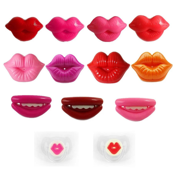 126Pcs Food Grade Silicone Funny Nipple For Baby