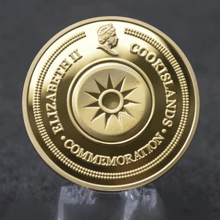 3 Sets Embossed 12 zodiac Gold Plated Commemorative Coins