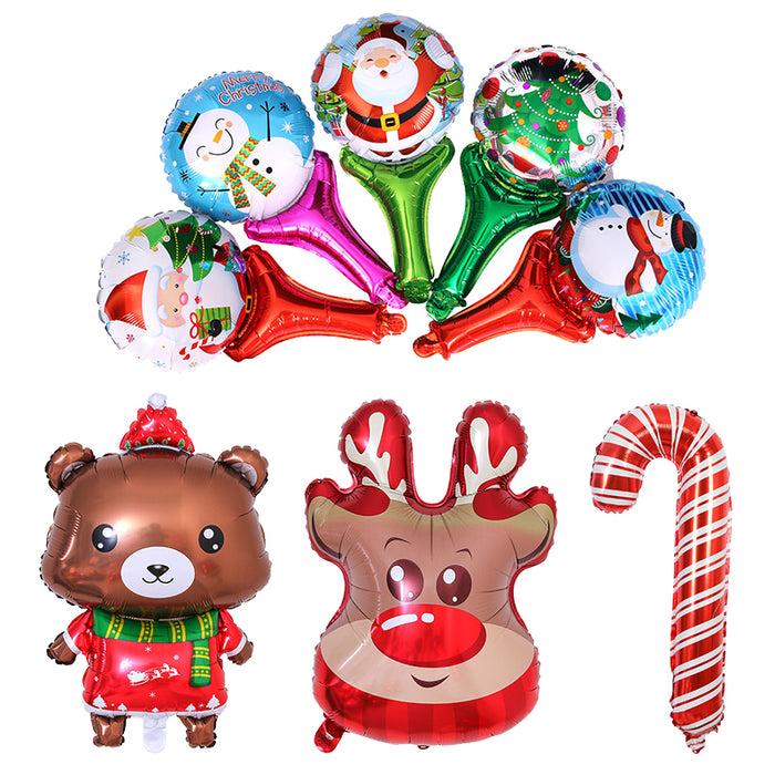 100Pcs Mix Styles Christmas Big Balloons