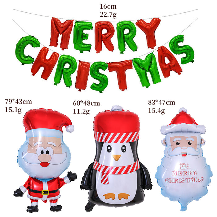 100Pcs Mix Styles Christmas Big Balloons