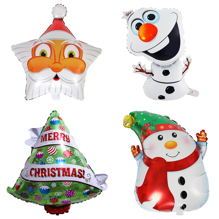100Pcs Mix Styles Christmas Big Balloons