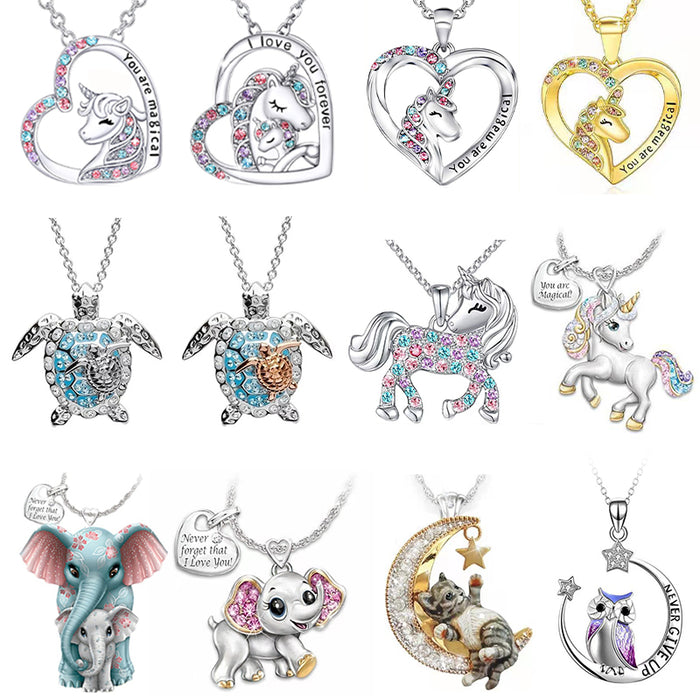 60 Piece/Lot Exquist Cartoon Animal Cute Necklace,Fashion Jewelry