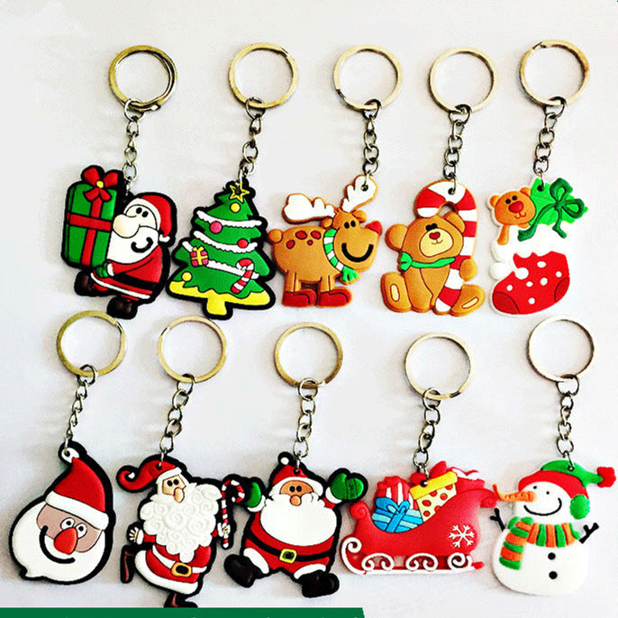100Pcs Christmas Keychain