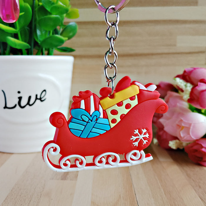 100Pcs Christmas Keychain