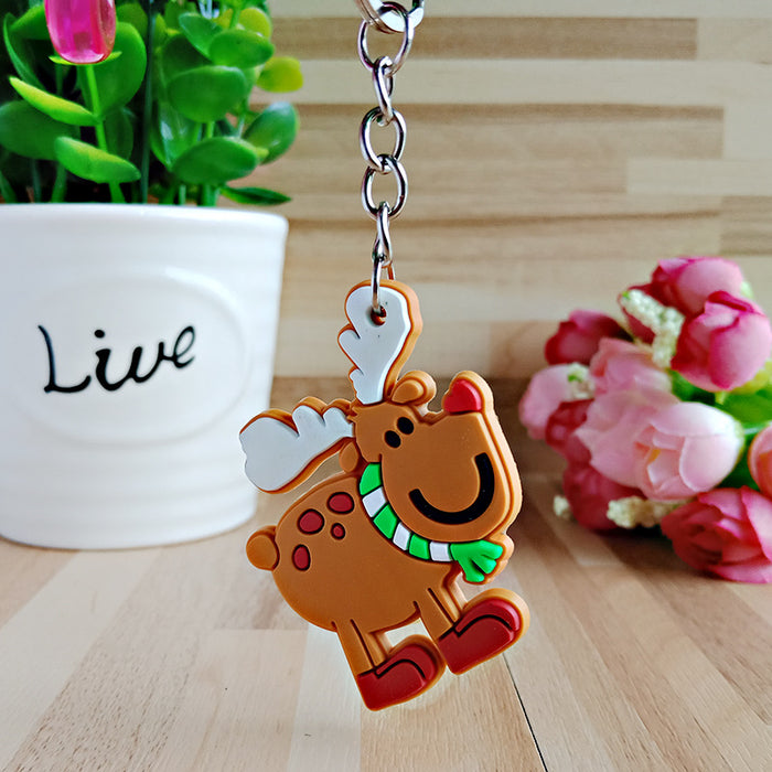 100Pcs Christmas Keychain