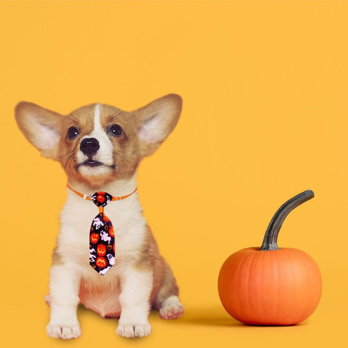 110Pcs Pet Halloween Small Tie