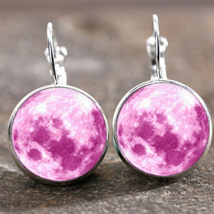 180 Pieces 18 Styles Moon Angel Pattern Earrings