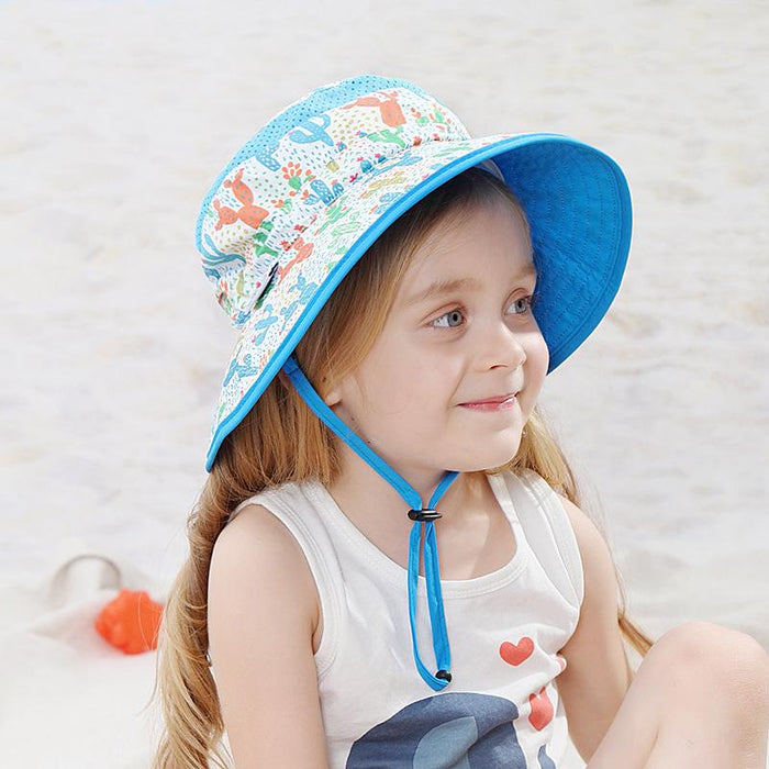 Children's Summer Breathable Outdoor Cactus Uv50 + Sunscreen Cap