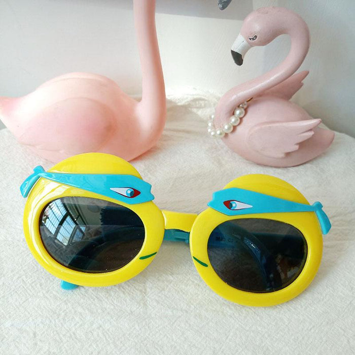 Children's Silicone Cartoon Turtle Polarized Sunglasses