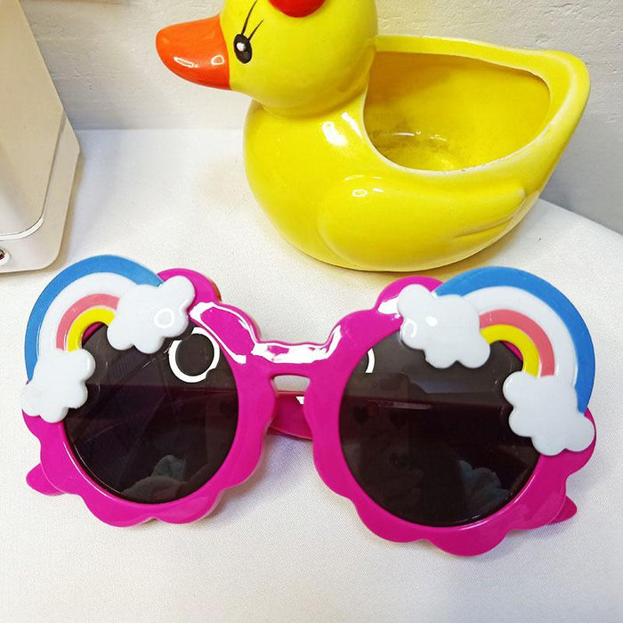 Rainbow Cloud UV Proof Children's Silicone Sunglasses
