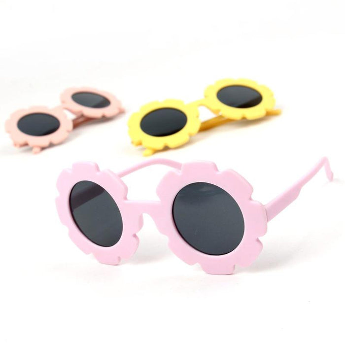 Children's Sunglasses flower glasses UV Scrub