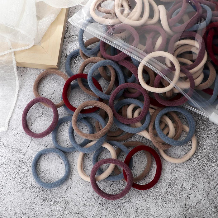 50PCS/Set Women Girls Basic Hair Bands