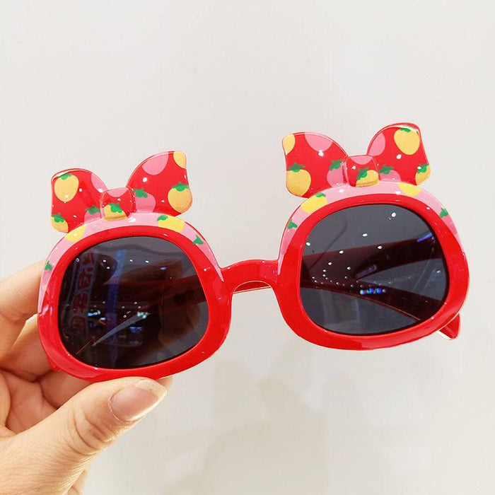 Cute Cartoon Bow Silicone Frame Children's Sunglasses