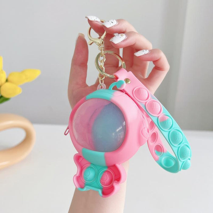 Astronaut Bag Ornament Decompression Toy Silicone