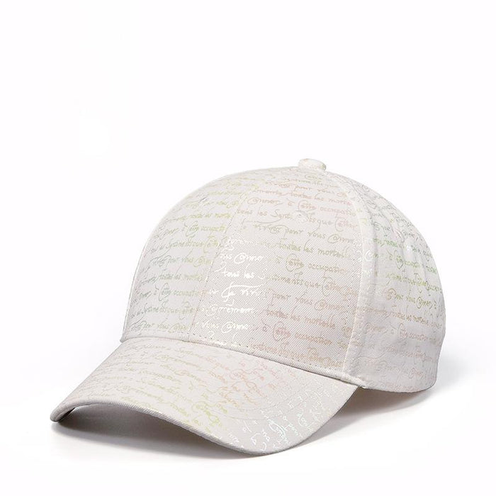 New Baseball Cap Color Changing Letter Cap