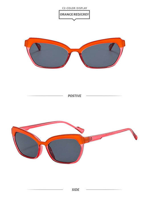 Cat's eye small frame candy Sunglasses