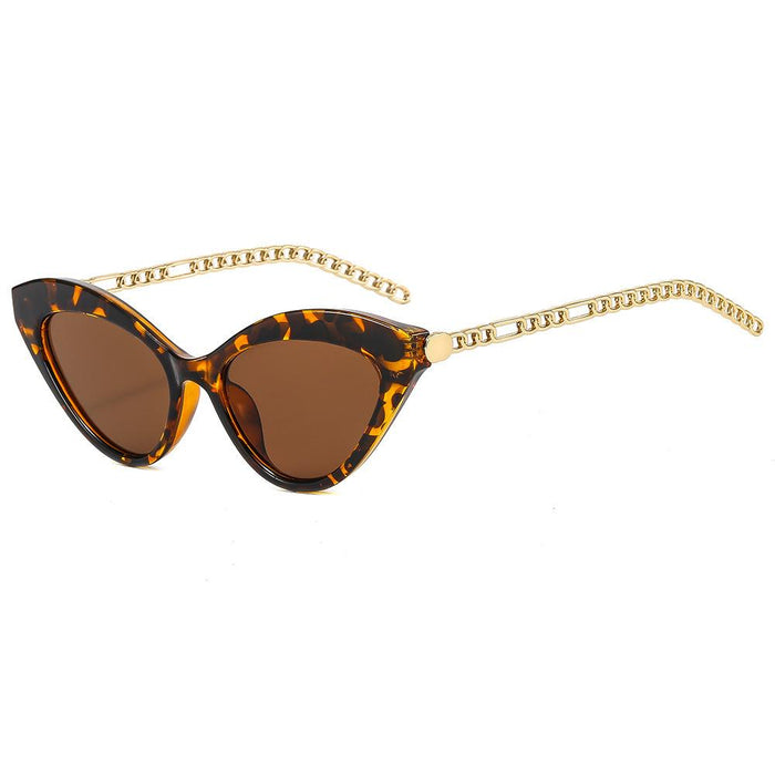 Cat's eye chain Sunglasses