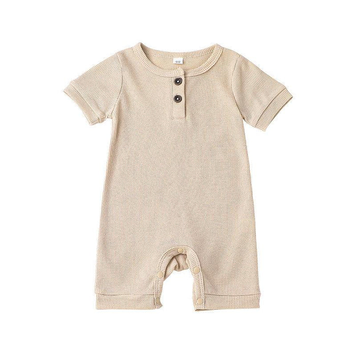 Multicolor Infant Short Sleeve Jumpsuit