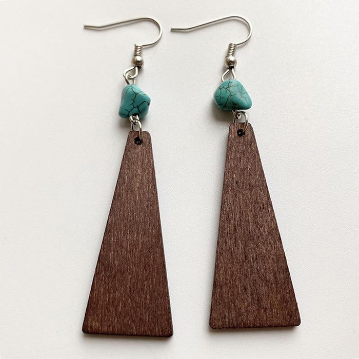 New Vintage Boho Wooden Women's Earring Accessories