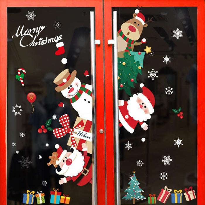 2022 Christmas Window Stickers