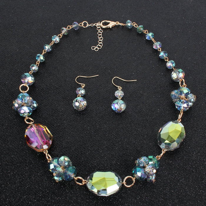 Women's Jewelry Simple Retro Crystal Jewelry Necklace