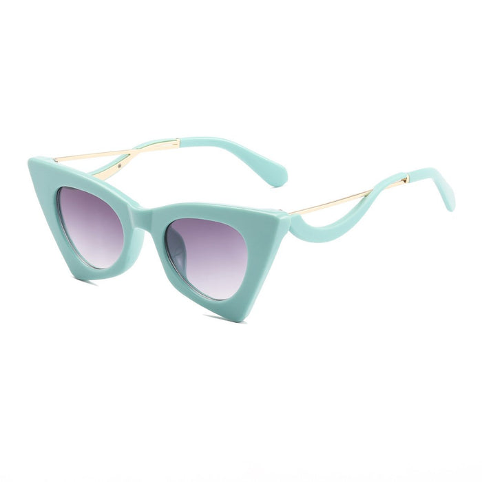 New cat's Eye Sunglasses damp Sunglasses UV protection