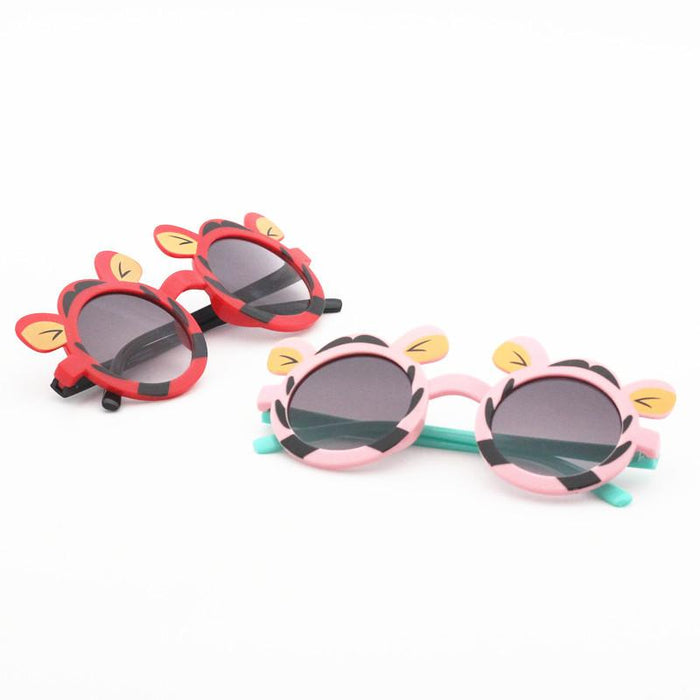 Children's glasses tiger head cartoon Sunglasses