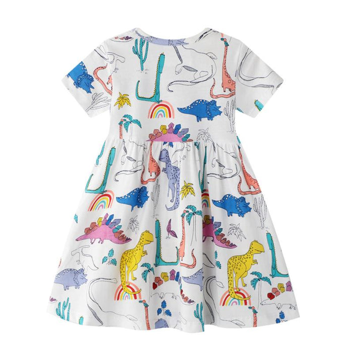 Girls' patchwork dress