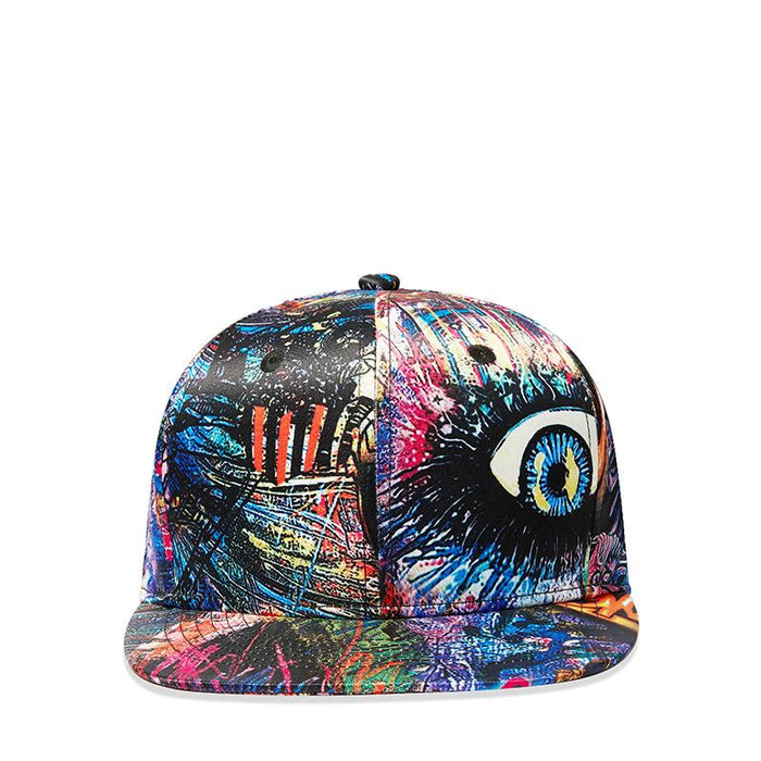 New Abstract Graffiti Three-dimensional Printing Baseball Cap